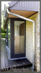 Afvoerbuis rond 80mm natuurzink