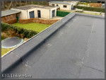 Reparatieroofing geplaatst over bestaande roofing