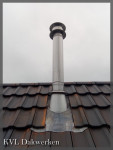 Dubbelwandige inox schouw