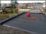 Reparatieroofing geplaatst over bestaande roofing