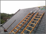 Inwerken van haken voor zonnepanelen, natuurleien 32/22